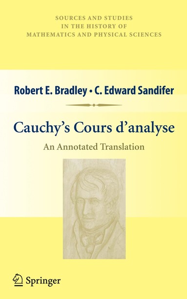 bokomslag Cauchy's Cours d'analyse