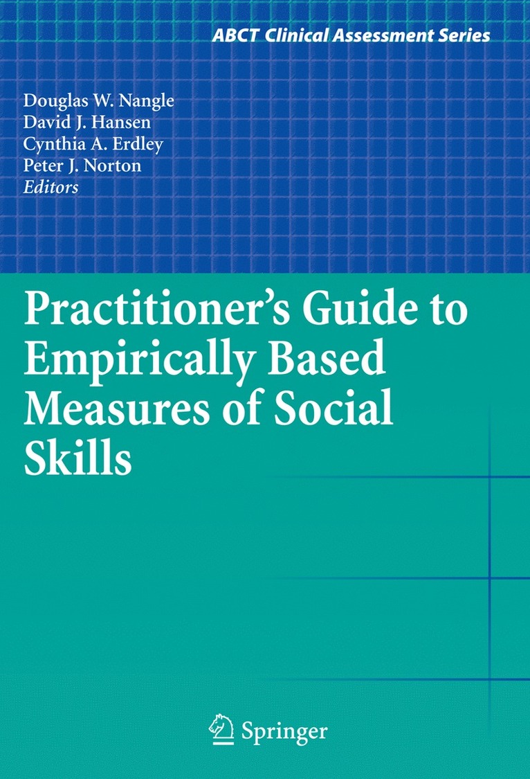 Practitioner's Guide to Empirically Based Measures of Social Skills 1