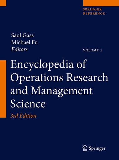 Saul I. Gass, Michael C. Fu - Encyclopedia of Operations Research and Management Science, Inbunden