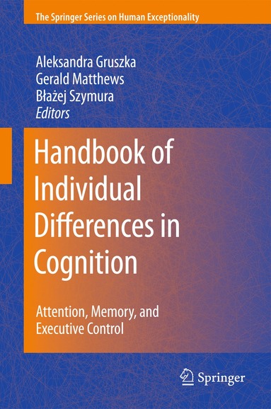 bokomslag Handbook of Individual Differences in Cognition