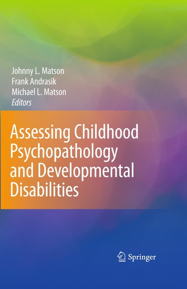 bokomslag Assessing Childhood Psychopathology and Developmental Disabilities