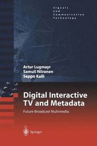 bokomslag Digital Interactive TV and Metadata