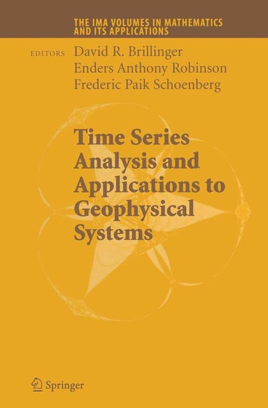 bokomslag Time Series Analysis and Applications to Geophysical Systems
