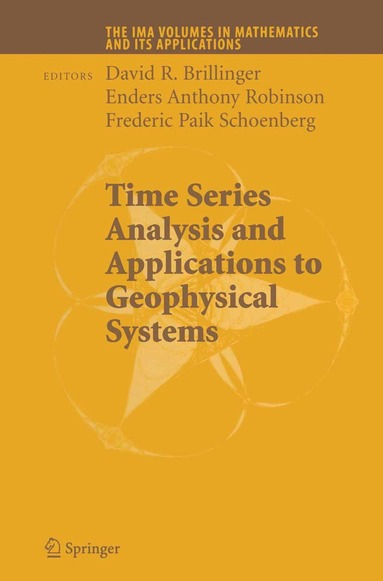 bokomslag Time Series Analysis and Applications to Geophysical Systems