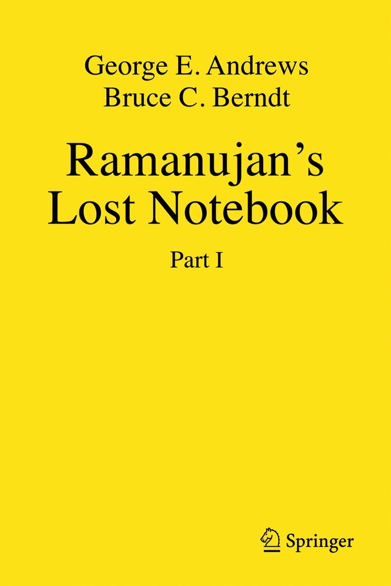 Ramanujan's Lost Notebook 1