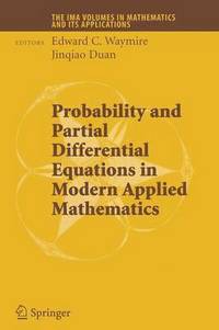 bokomslag Probability and Partial Differential Equations in Modern Applied Mathematics