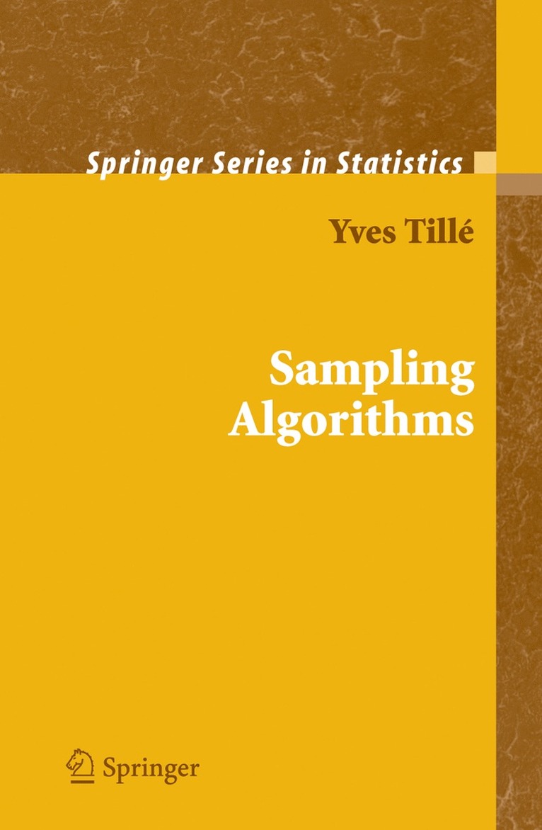 Yves Tillé - Sampling Algorithms, Häftad