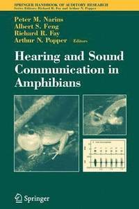 bokomslag Hearing and Sound Communication in Amphibians