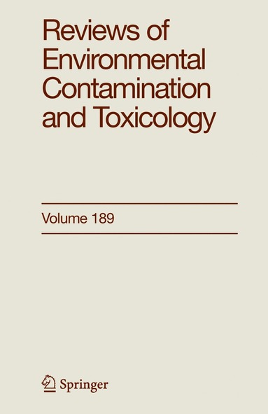 bokomslag Reviews of Environmental Contamination and Toxicology 189