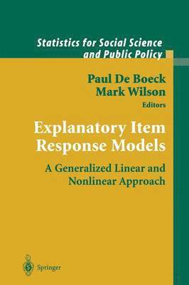 Explanatory Item Response Models 1