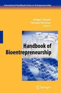 bokomslag Handbook of Bioentrepreneurship
