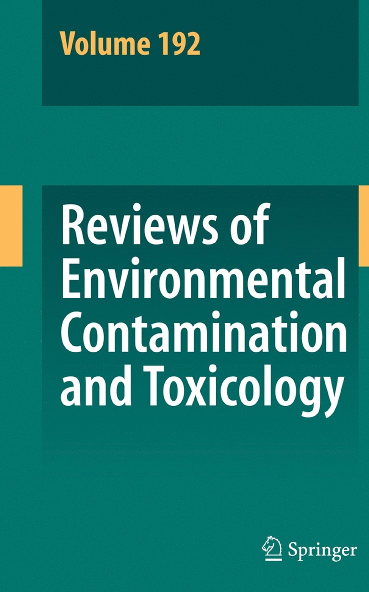 Reviews of Environmental Contamination and Toxicology 192 1