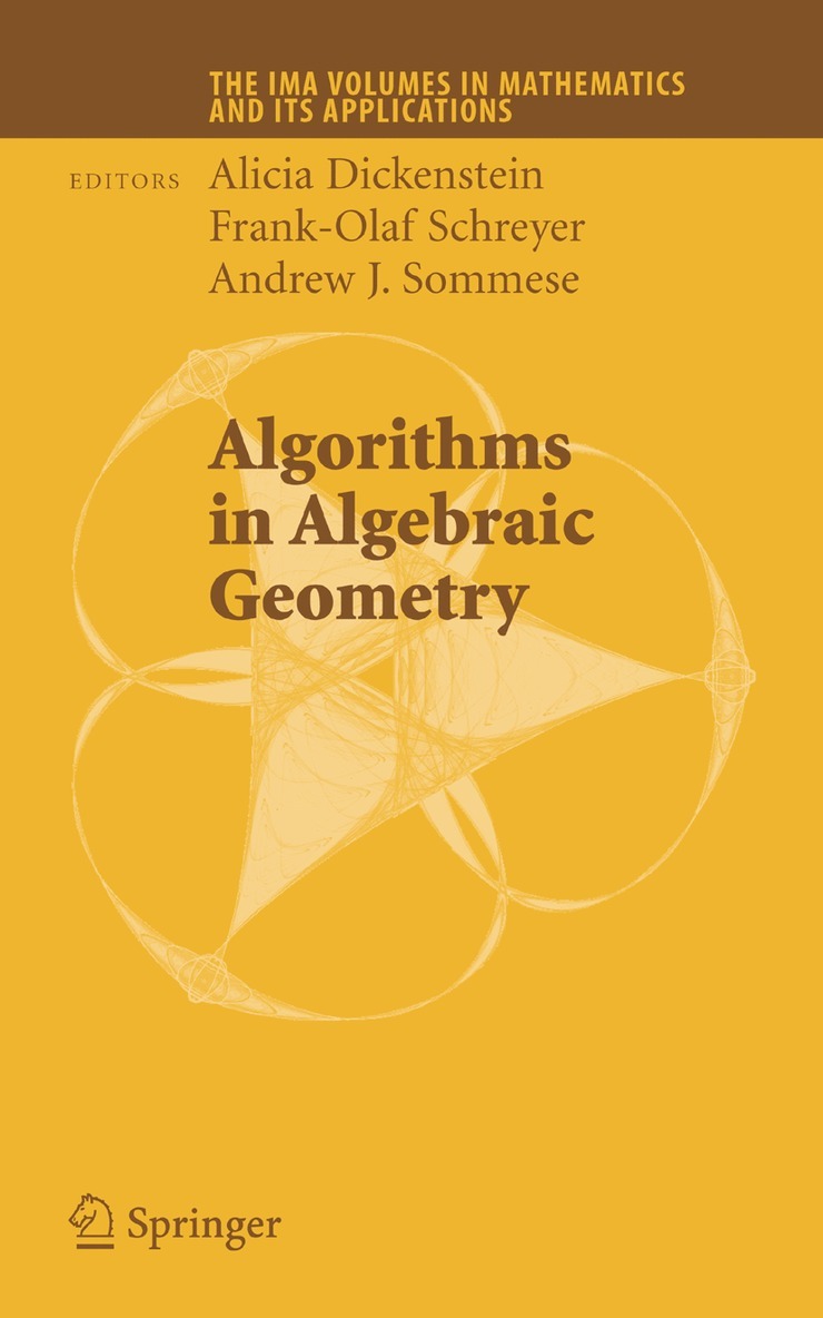 Alicia Dickenstein, Frank-Olaf Schreyer, Andrew J. Sommese - Algorithms in Algebraic Geometry, Häftad