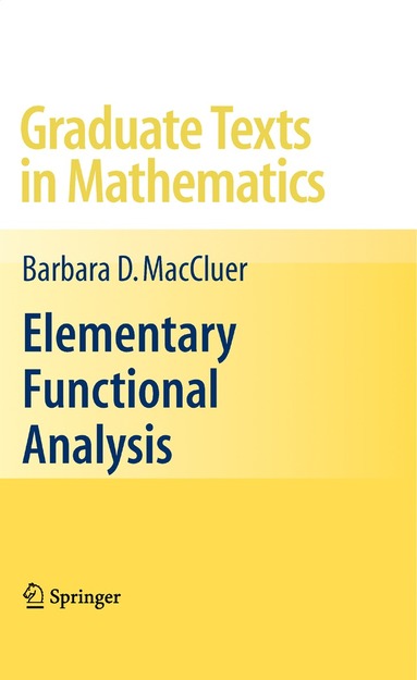 bokomslag Elementary Functional Analysis