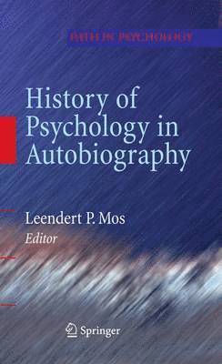 History of Psychology in Autobiography 1