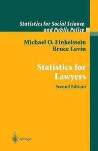 bokomslag Statistics for Lawyers