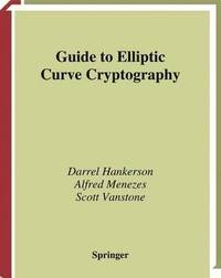 bokomslag Guide to Elliptic Curve Cryptography