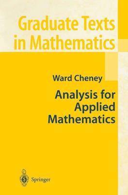 Analysis for Applied Mathematics 1