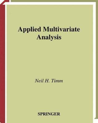 bokomslag Applied Multivariate Analysis
