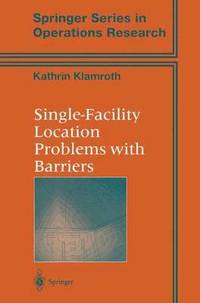 bokomslag Single-Facility Location Problems with Barriers