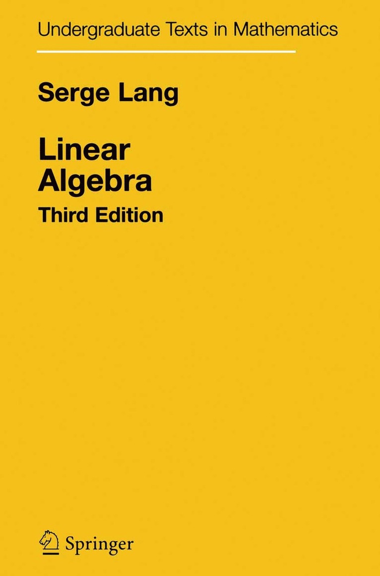 Linear Algebra 1