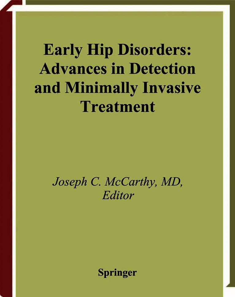 Early Hip Disorders