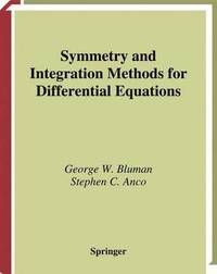 bokomslag Symmetry and Integration Methods for Differential Equations