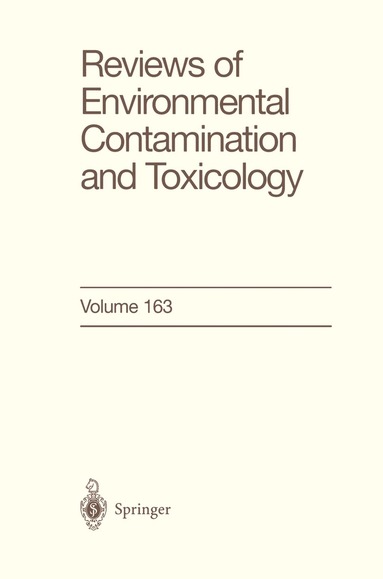 bokomslag Reviews of Environmental Contamination and Toxicology