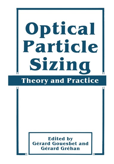 bokomslag Optical Particle Sizing