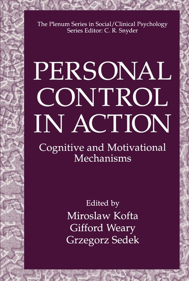 Miroslaw Kofta, Gifford Weary, Grzegorz Sedek - Personal Control in Action, Häftad