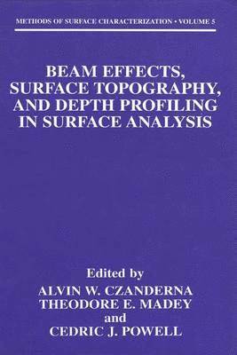 Alvin W. Czanderna, Theodore E. Madey, Cedric J. Powell - Beam Effects, Surface Topography, and Depth Profiling in Surface Analysis, Häftad