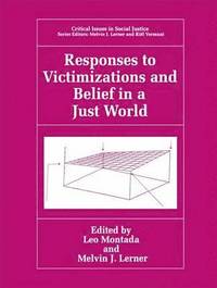 bokomslag Responses to Victimizations and Belief in a Just World