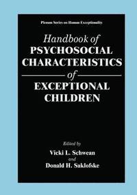 bokomslag Handbook of Psychosocial Characteristics of Exceptional Children