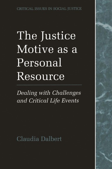 bokomslag Justice Motive as a Personal Resource
