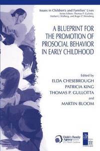 bokomslag A Blueprint for the Promotion of Pro-Social Behavior in Early Childhood