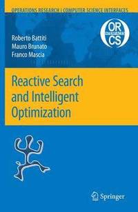 bokomslag Reactive Search and Intelligent Optimization