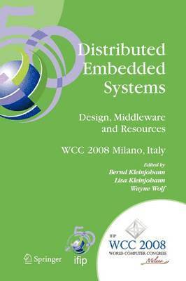bokomslag Distributed Embedded Systems: Design, Middleware and Resources