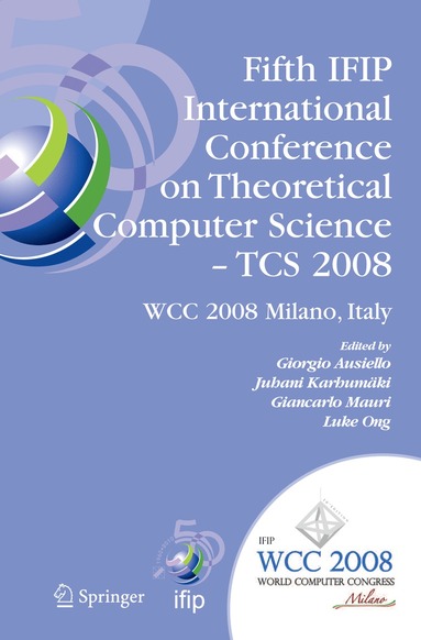 bokomslag Fifth IFIP International Conference on Theoretical Computer Science - TCS 2008