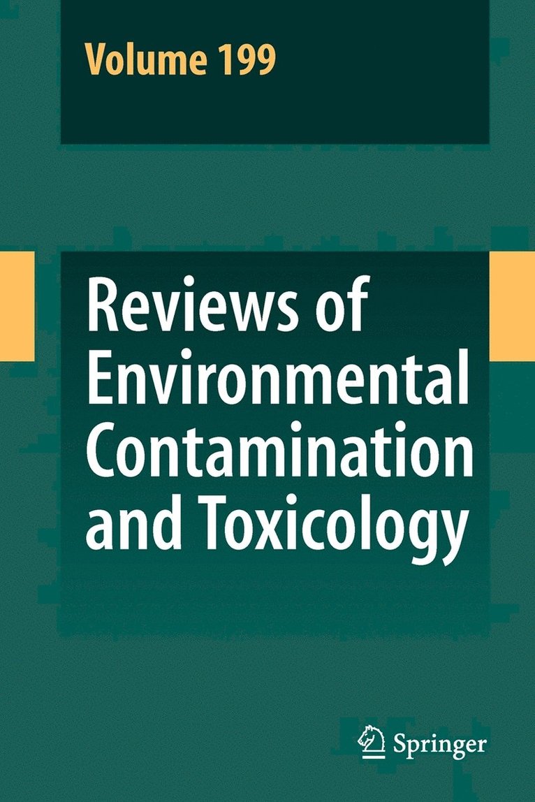 David M. Whitacre, David M Whitacre - Reviews of Environmental Contamination and Toxicology 199, Häftad