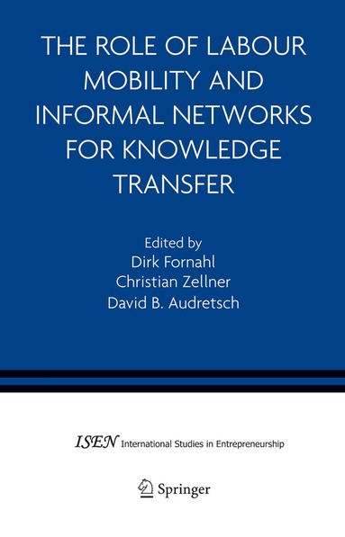 Dirk Fornahl, Christian Zellner, David B. Audretsch - Role of Labour Mobility and Informal Networks for Knowledge Transfer, Häftad