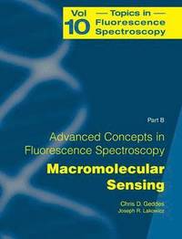 bokomslag Advanced Concepts in Fluorescence Sensing