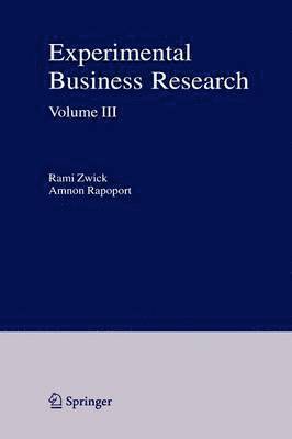 Experimental Business Research 1