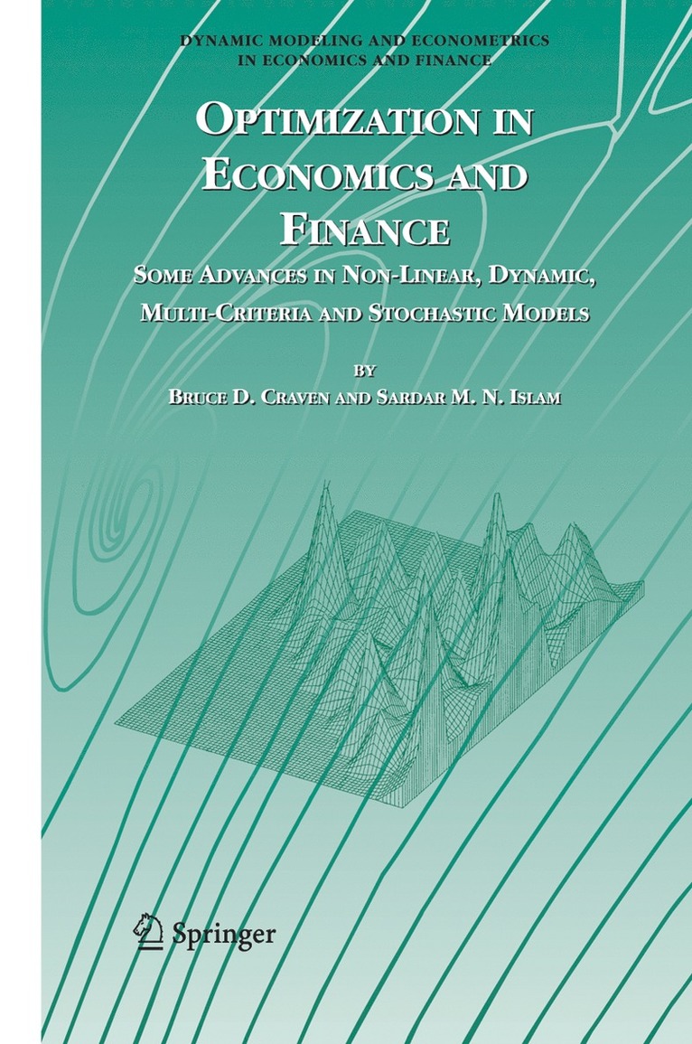 Optimization in Economics and Finance 1