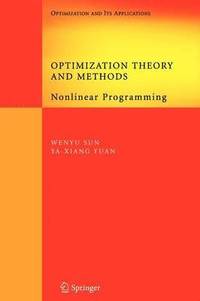 bokomslag Optimization Theory and Methods