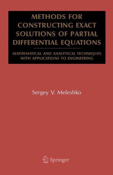 bokomslag Methods for Constructing Exact Solutions of Partial Differential Equations