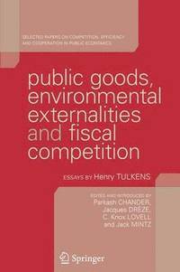 bokomslag Public Goods, Environmental Externalities and Fiscal Competition