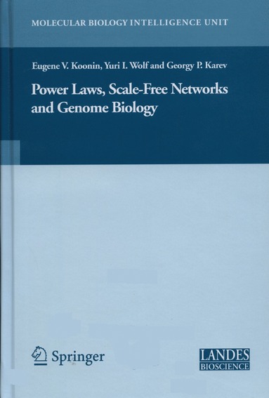 bokomslag Power Laws, Scale-Free Networks and Genome Biology