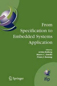 bokomslag From Specification to Embedded Systems Application