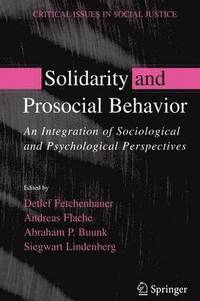 bokomslag Solidarity and Prosocial Behavior