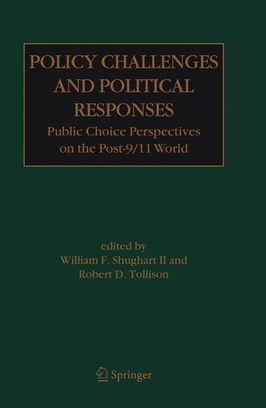 William F. Shughart II, Robert D. Tollison - Policy Challenges and Political Responses, Häftad